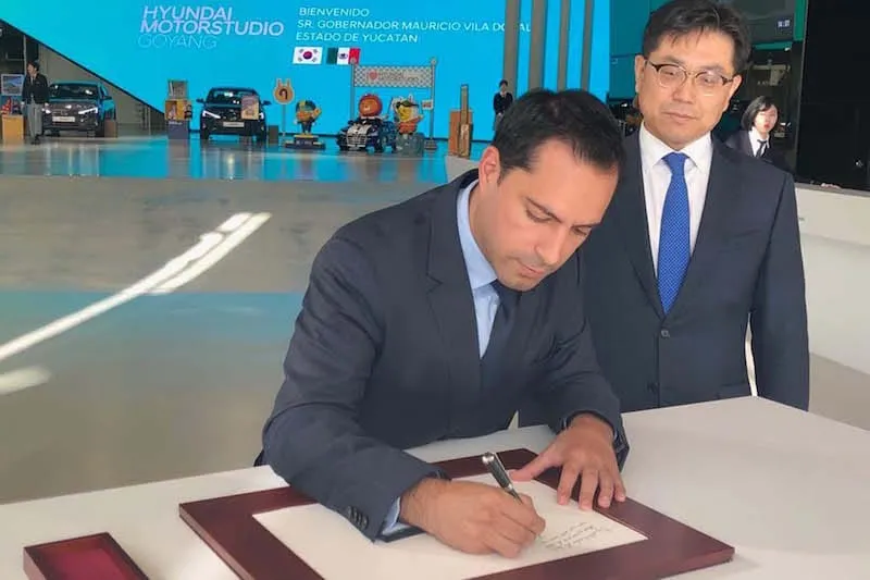 Empresas coreanas automotrices podrían invertir en Yucatán