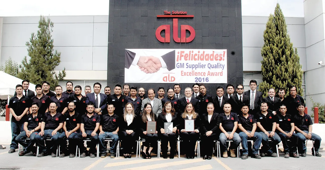 Ald recibe premio a la excelencia como proveedor automotriz por tercer año consecutivo.