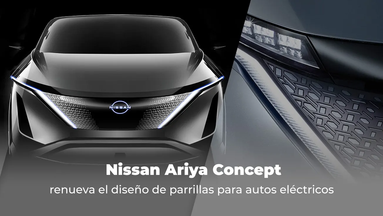 Nissan Ariya Concept renueva el diseño de parrillas para autos eléctricos