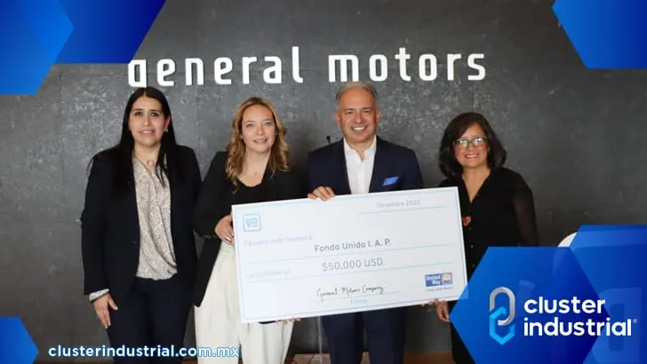 General Motors dona 100 mil dólares a ONGs en México