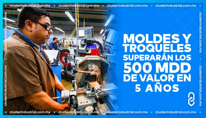 Moldes y troqueles superarán los 500 MDD de valor en 5 años