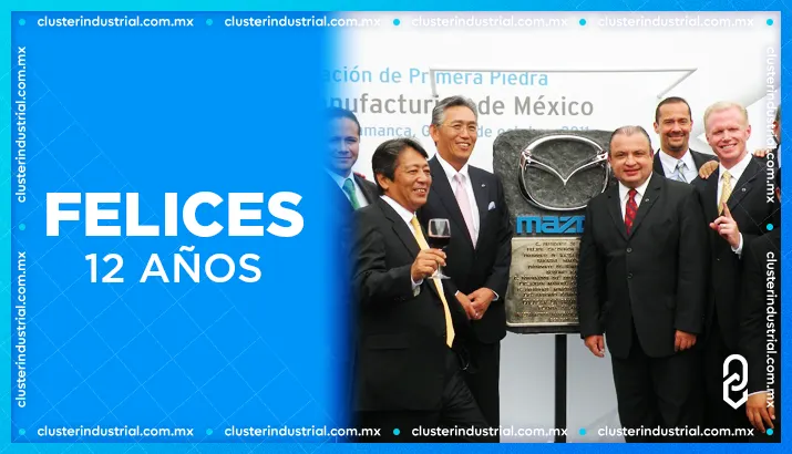 Mazda celebra 12 años de la colocación de primera piedra de su planta en Salamanca