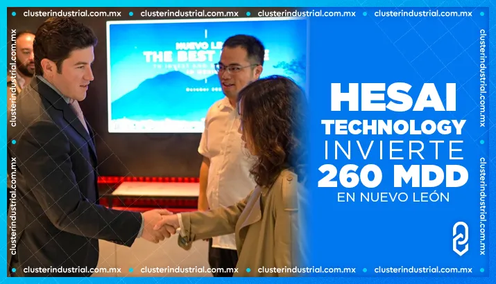 Hesai Technology invierte 260 MDD en Nuevo León