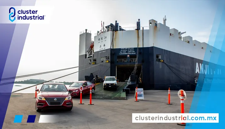 Crece 35% la operación de carga automotriz en Puerto de Lázaro Cárdenas