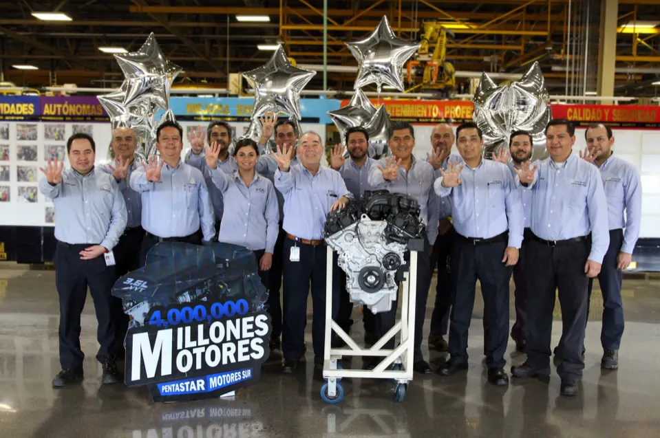 FCA planta Saltillo produce su motor 4 millones