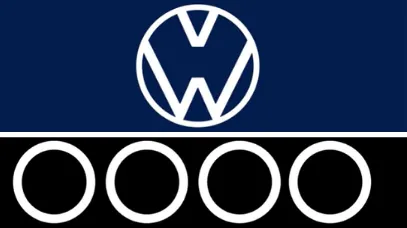 Audi y Volkswagen cambiaron sus logotipos en apoyo a la cuarentena