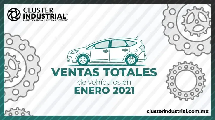 Ventas de autos de enero 2021 caen 22.55%