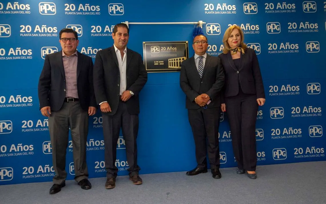 La empresa de recubrimientos PPG celebra 20 años