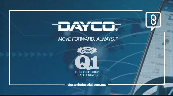 Dayco es premiada con el certificado Q1 de Ford
