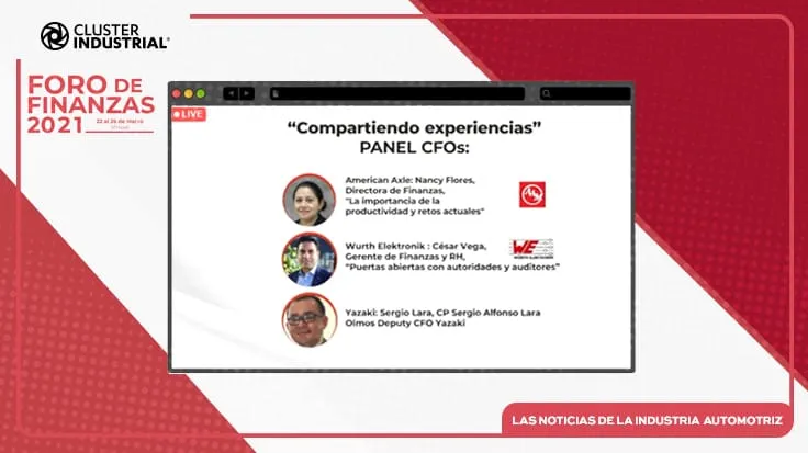 Directivos financieros de empresas automotrices comparten experiencias de mejora continua