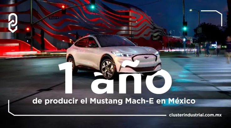 Celebran un año de producir el Mustang Mach-E en México