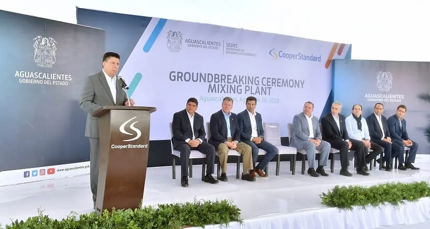 Cooper standard abrirá segunda planta en aguascalientes