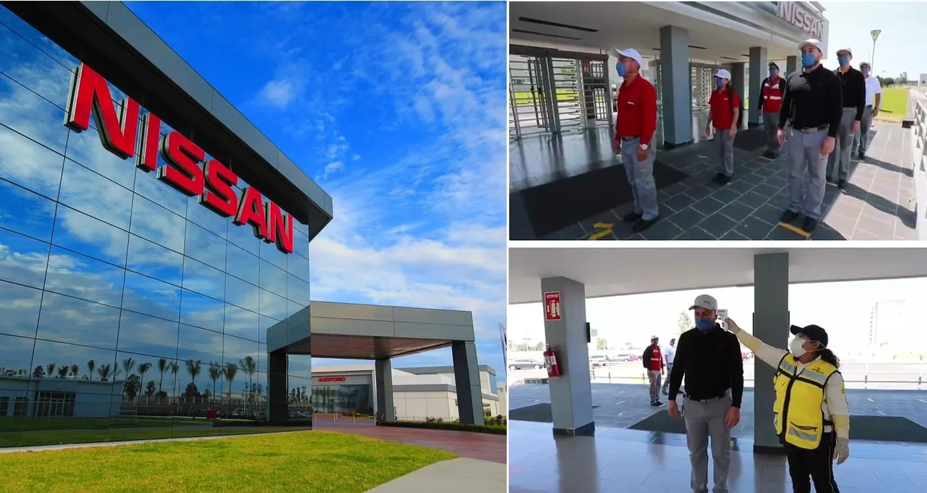 Nissan reanuda gradualmente la producción de sus plantas en México