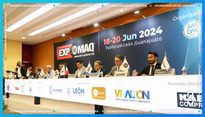 Presentan sexta edición de EXPOMAQ en León, esperan gran derrama económica