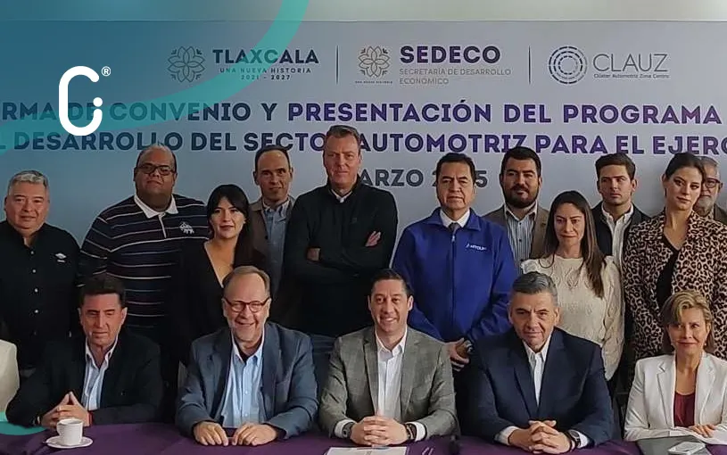Tlaxcala fortalece su industria automotriz con convenio entre SEDECO y CLAUZ