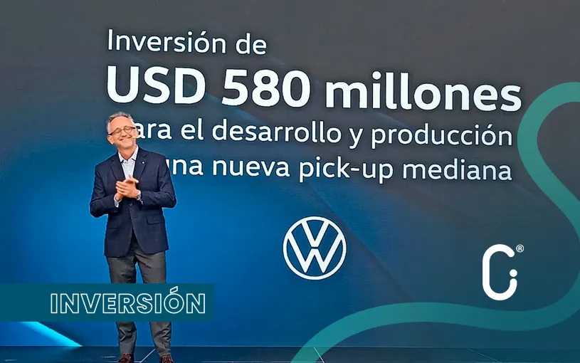 Volkswagen anuncia inversión de 580 MDD en Argentina para la producción de una nueva pick-up