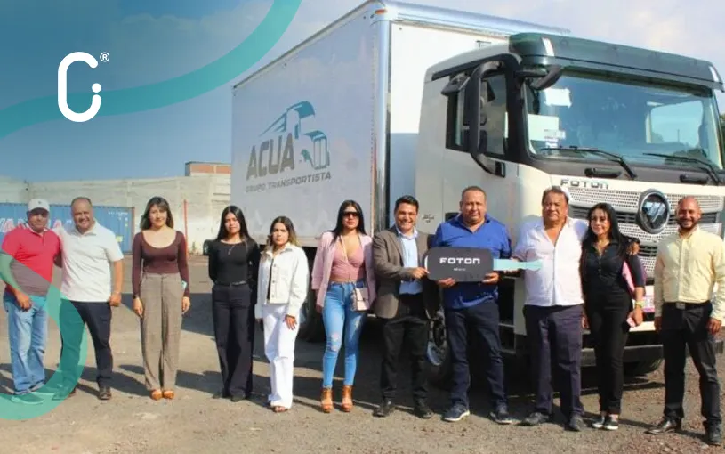 Foton México entrega primeras unidades S35 a Acua Grupo Transportista