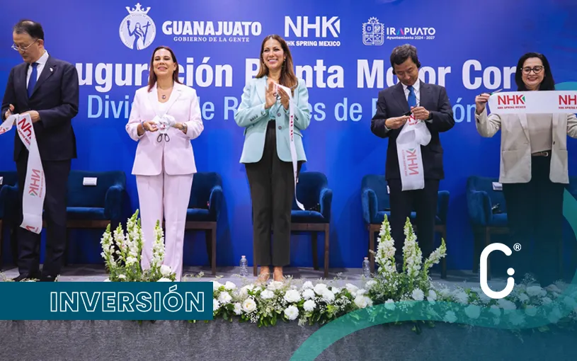 Inaugura Gobernadora planta Motor Core de NHK Spring México en Irapuato: inversión de 55 MDD