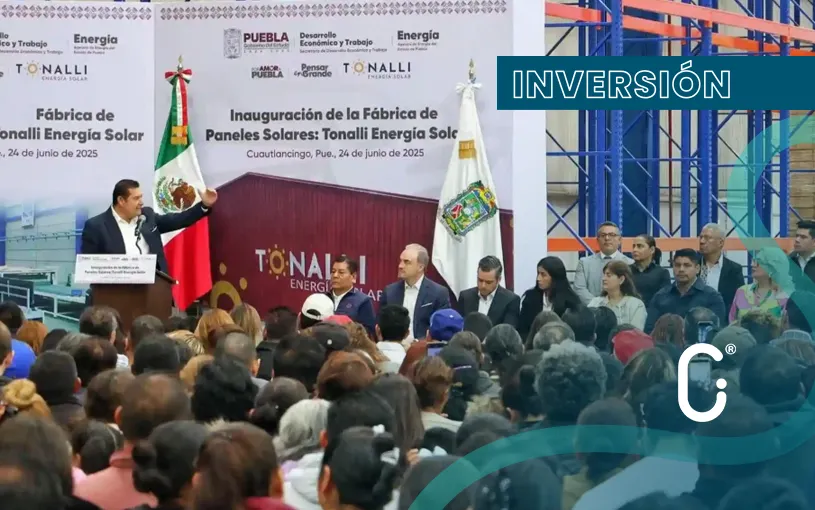 Tonalli inaugura la primera planta de paneles solares en Puebla con inversión de 325 MDP
