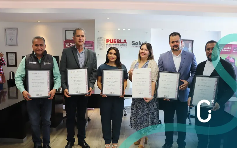 Reconocen a Audi México por promover un entorno sin tabaco