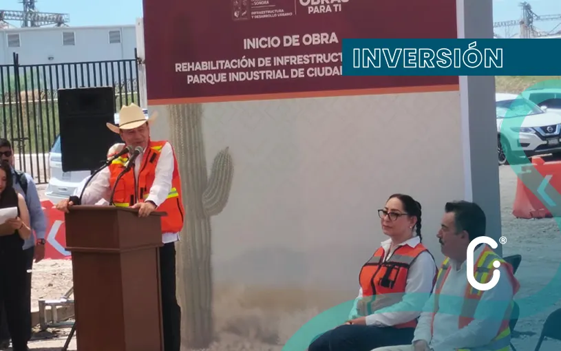 Rehabilitan Parque Industrial de Ciudad Obregón con inversión inicial de 50 MDP