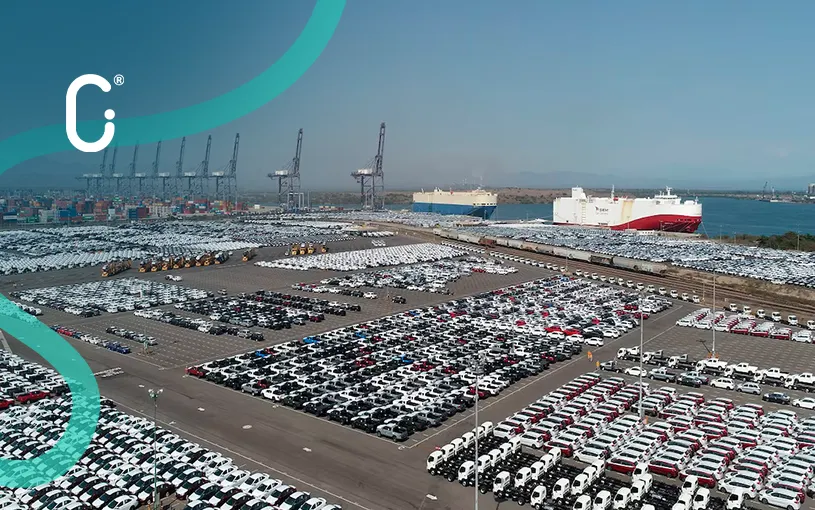 Puertos mexicanos mueven 2.03 millones de vehículos por vía marítima entre enero y noviembre de 2025