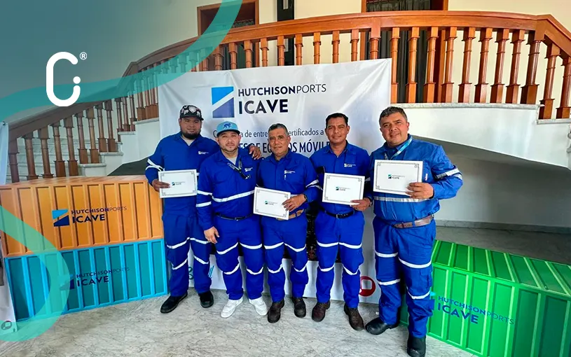 Hutchison Ports ICAVE profesionaliza su operación: certifica a más de 400 colaboradores bajo estándares nacionales