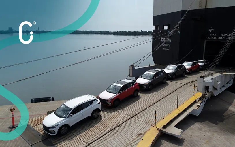 Movimiento de vehículos ligeros por vía marítima suma 441,765 unidades en el primer trimestre de 2026