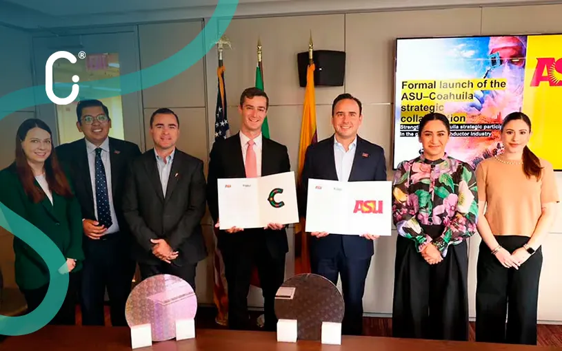 Coahuila firma acuerdo con Arizona State University para impulsar industria de semiconductores