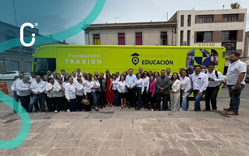 Fundación TRAXION lleva aulas móviles a Coahuila con la Ruta 19 de “En Ruta por la Educación”