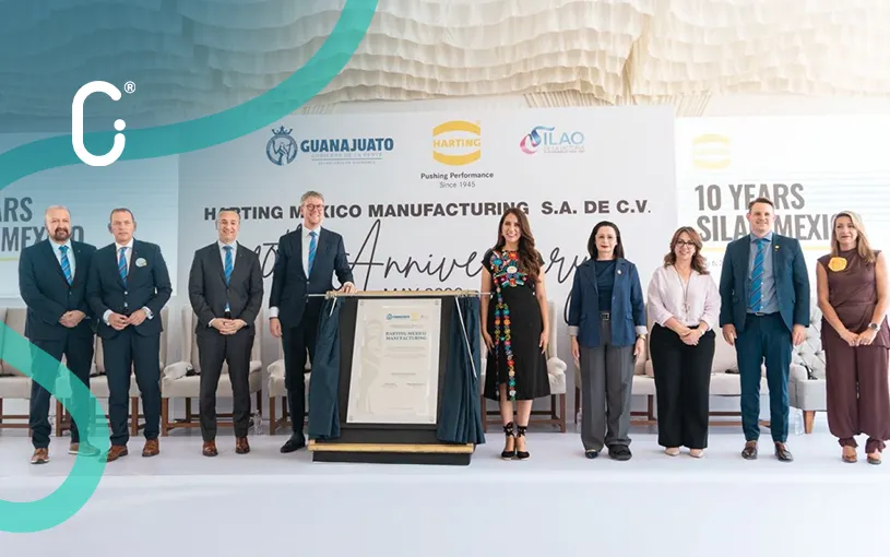 Harting alcanza una década en México impulsando conectividad industrial desde Silao