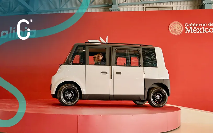 Presentan Olinia, el primer vehículo eléctrico diseñado y desarrollado en México