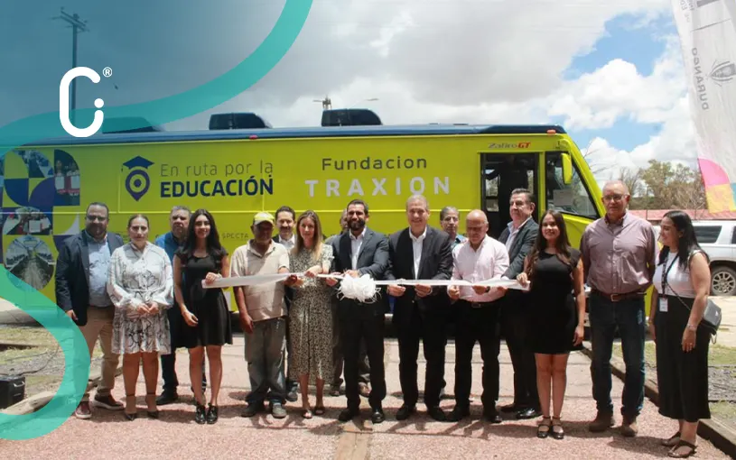 Fundación TRAXION inaugura aula móvil para acercar estudios básicos a comunidades de Durango