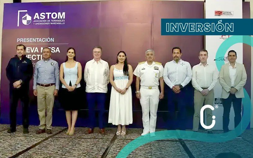 ASTOM invertirá 1,400 MDD para modernizar infraestructura del Puerto de Manzanillo hacia 2030