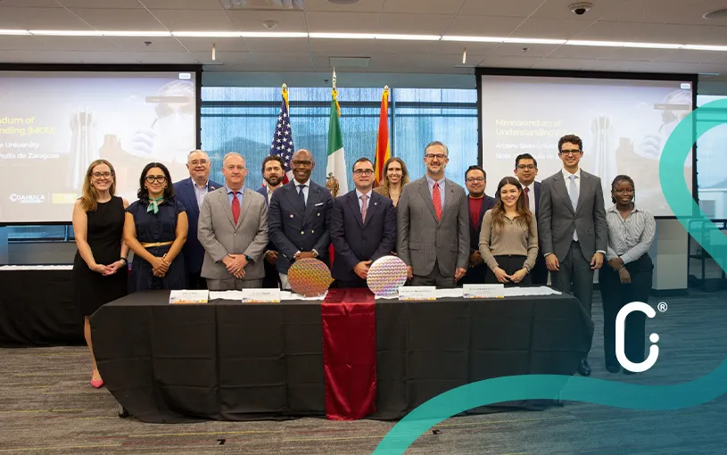 Coahuila busca fortalecer talento y cadena de suministro de semiconductores con ASU