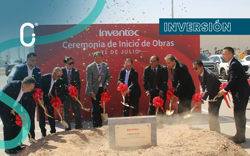 Colocan primera piedra de la expansión de Inventec en Ciudad Juárez con inversión de 450 millones de dólares