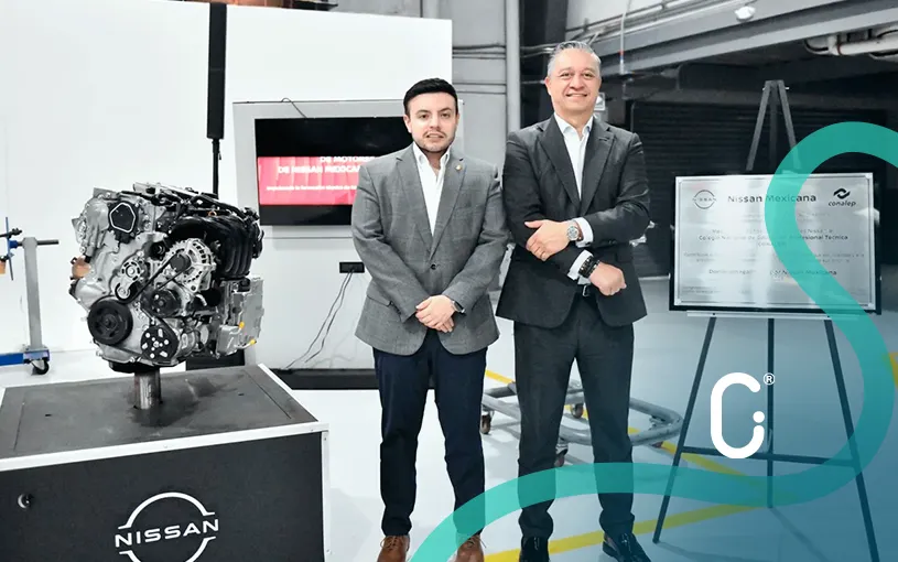 Nissan dona más de 50 motores a CONALEP para fortalecer talento automotriz