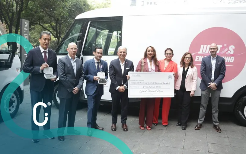 General Motors México dona 500 mil pesos y vehículos eléctricos para apoyar la detección de cáncer de mama