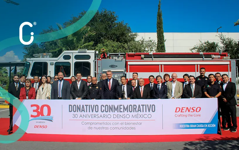 DENSO México conmemora 30 años en el país con apoyo a Bomberos de Nuevo León