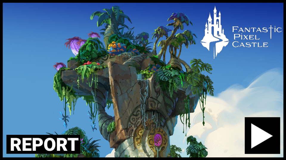 Construction Stalls On The Fantastic Pixel Castle