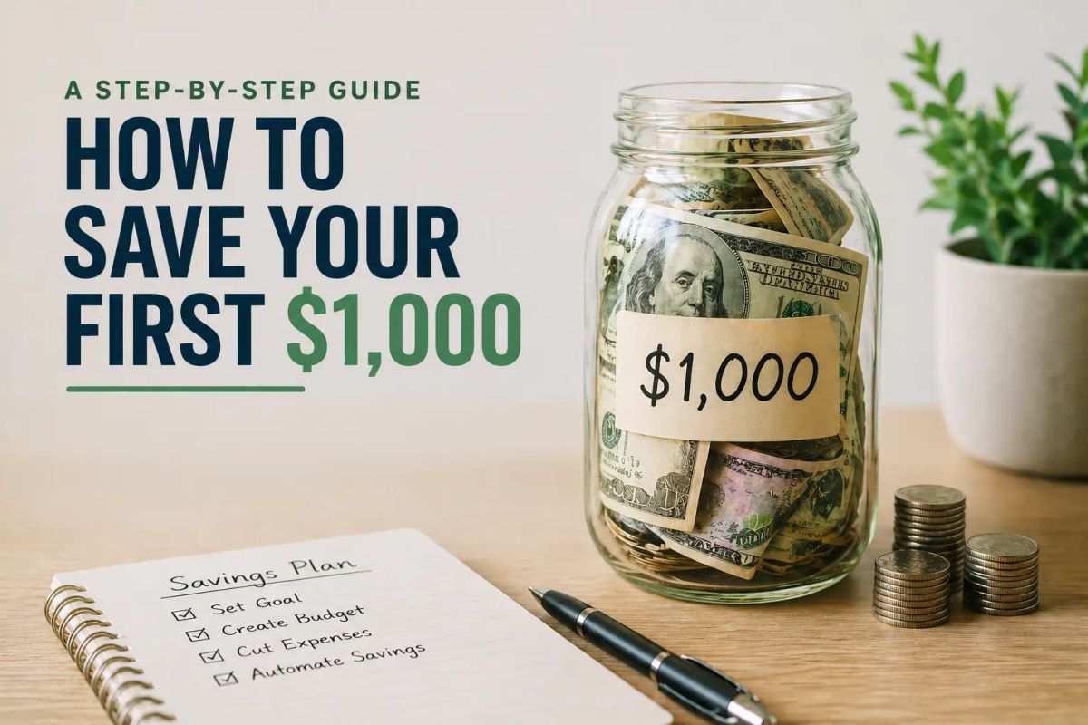 How to Save Your First $1,000 (Step-by-Step Plan for Beginners)