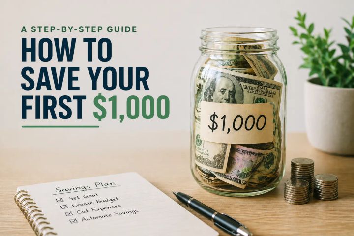 How to Save Your First $1,000 (Step-by-Step Plan for Beginners)