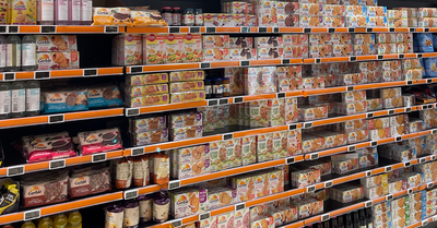 Produits référencés en rayon de grande surface