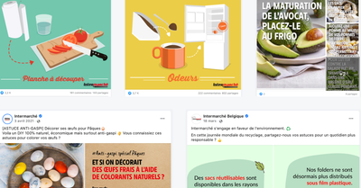 Quand les magasins partagent des contenus froids pour dynamiser la visibilité de leurs réseaux sociaux