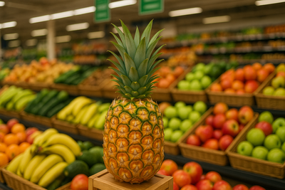 Développer les ventes d’ananas en grande distribution : guide marché et merchandising