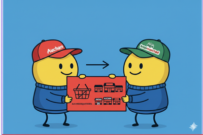 Auchan veut (finalement) vendre 91 magasins à Intermarché