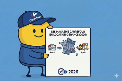 Voici les 38 magasins Carrefour qui passeront en location-gérance en 2026