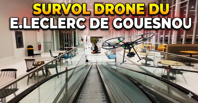 Immersion drone du Leclerc de Gouesnou - Vidéo drone 4K