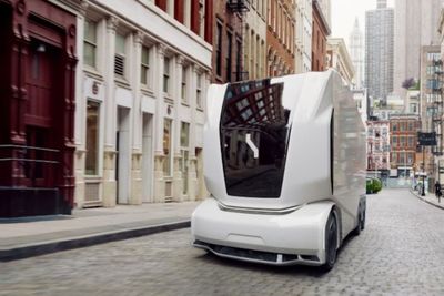 Lidl fait rouler un camion sans cabine ni chauffeur entre son entrepôt et un magasin