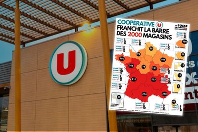 Coopérative U passe le cap des 2 000 magasins : voici la répartition région par région